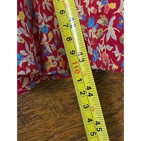 Vintage Carteret Long Sleeve Floral Dress with Tie Neck - Picture 5 of 14